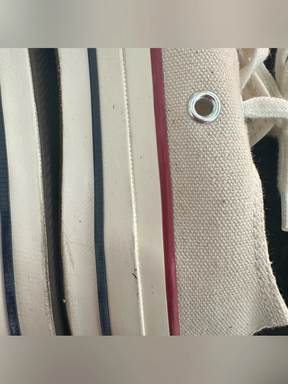 Converse off white